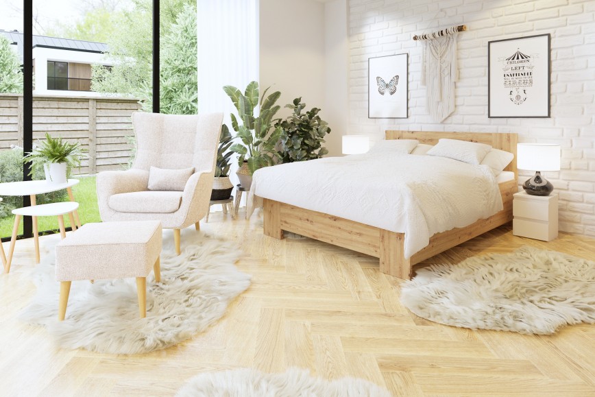 Schlafzimmer im Boho-Stil