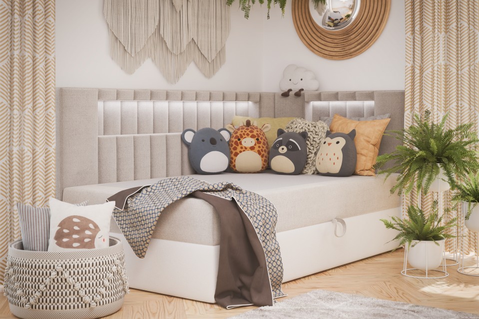 Boxspringbett mit Bettkasten Junior Ribezo 3