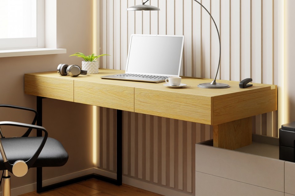 Schreibtisch mit Schubladen Teen Flex 3S TF-04