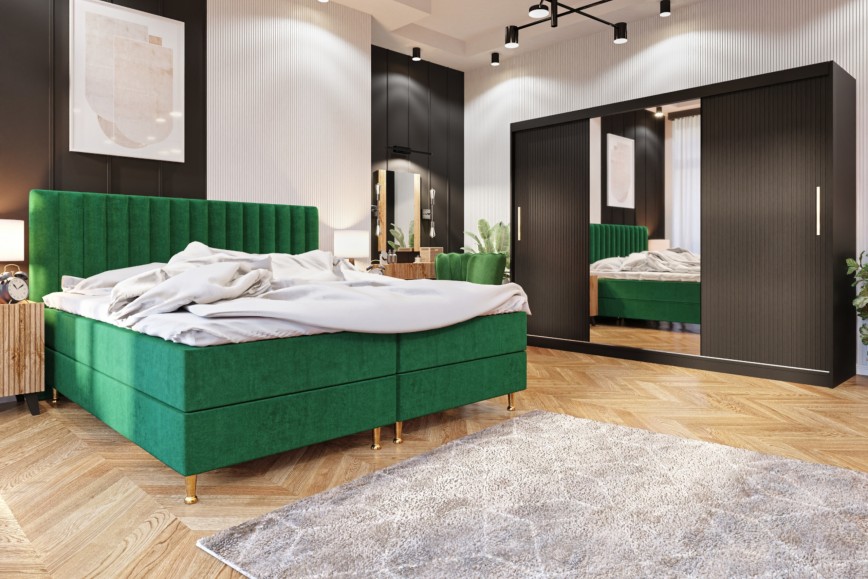 Schlafzimmer mit Kleiderschrank