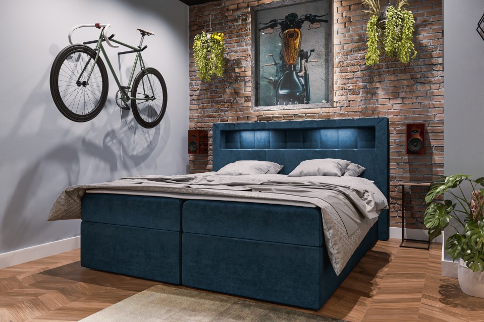 Boxspringbett mit Bettkasten Nurpyn